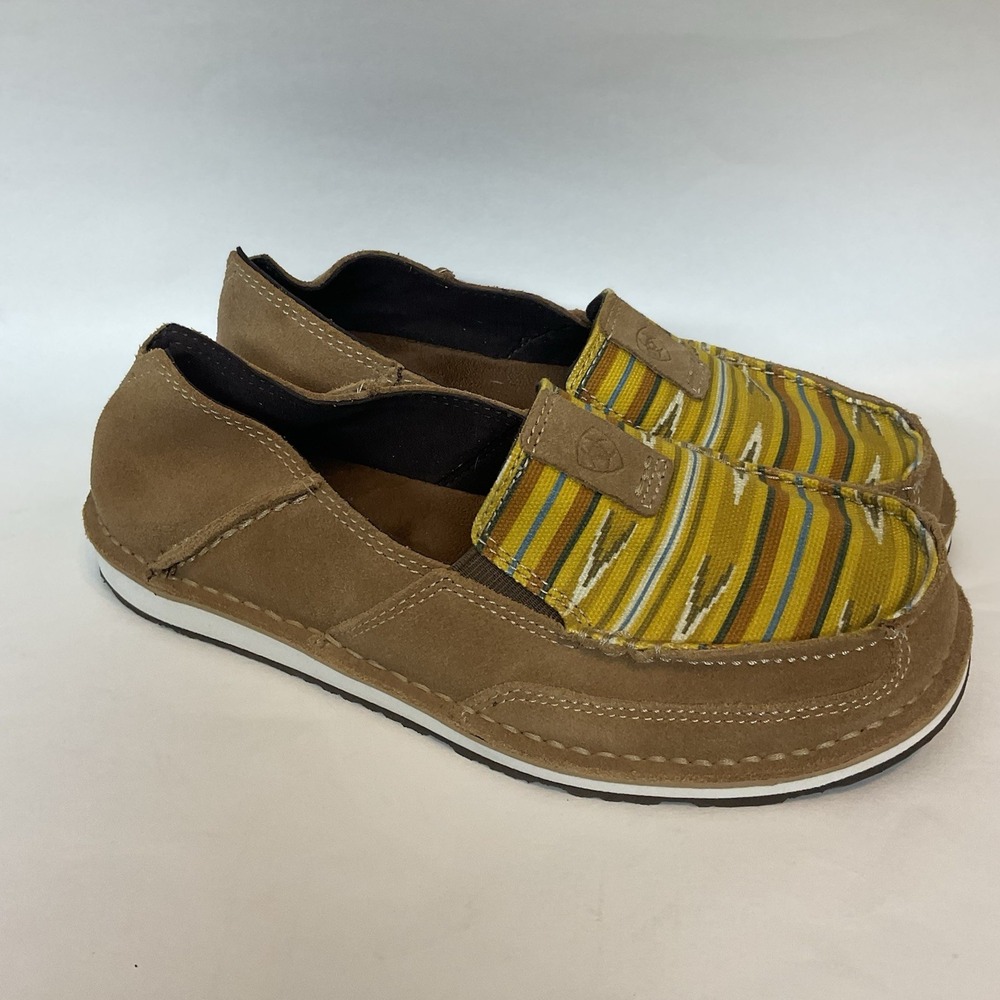 Ariat Women's Cruiser Shoes Slip On Size 7 B Tribal Yellow 10027353 #0651